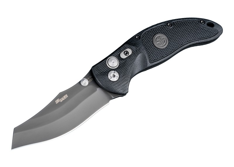 EX-04 3.5" Sig Tactical Wharncliffe Blade Grey PVD G-10 36462