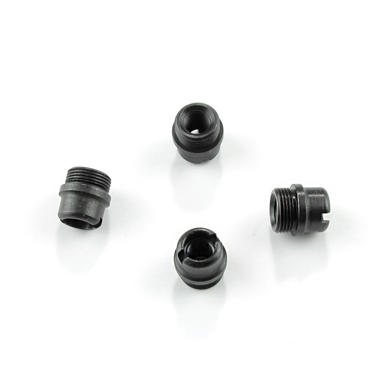 1911 Govt. & Officers Model Grip Screw Bushings (4) Black 45069 - Click Image to Close