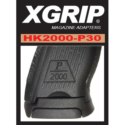 X-Grip XGHK2000SK-P30 Magazine Spacer HK P2000Sk-P30 9mm Black 